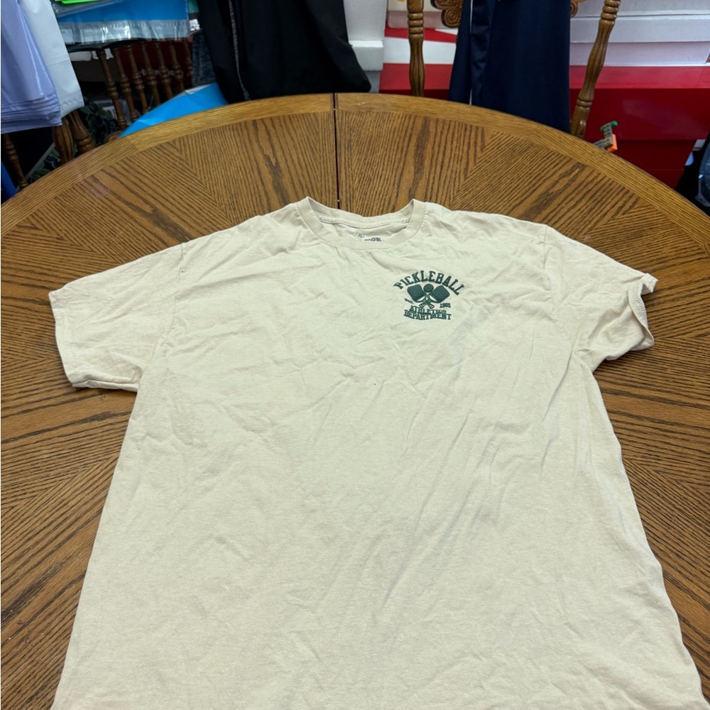 Strange Daze Pickleball Beige T-Shirt